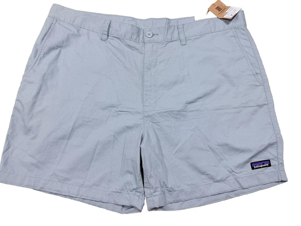 NWT Patagonia Lightweight All Wear Hemp Shorts 6 in Thermal Blue Gorpcore SZ 40
